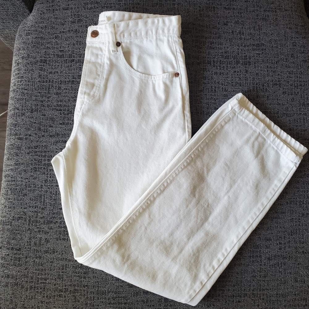 Avec Les Filles White High Rise Jeans
